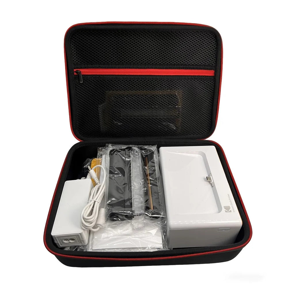 For Kodak Dock Premium Wi-Fi 4x6 Inch Instant Photo Printer Hard Case Travel Storage Bag with Handle - 2