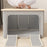 24L 40 x 30 x 20CM Oxford Fabric Storage Box with Window Foldable Organizer for Clothes Toys Books - Grey - 5