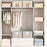 24L 40 x 30 x 20CM Oxford Fabric Storage Box with Window Foldable Organizer for Clothes Toys Books - Grey - 7