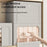 24L 40 x 30 x 20CM Foldable Storage Box Large Capacity Oxford Fabric Two-Way Zipper Organizer - Dark Grey - 3