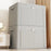24L 40 x 30 x 20CM Foldable Storage Box Large Capacity Oxford Fabric Two-Way Zipper Organizer - Dark Grey - 4