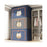 100L 60 x 42 x 40CM Foldable Storage Box with Cat Ear Window Cationic Fabric Steel Frame Organizer - Blue - 6