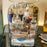 Clear Makeup Organizer Box With Lid 2 Drawer Storage Cosmetic Case Desktop Dustproof Beauty Organizer - Transparent - 3