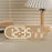GH8053 Oval Shape Multi-function Wall Clock 4 Brightness Levels Adjustable LED Electronic Clock with Date and Temperature Display - Yellow - 3