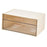 2-Tier Desktop Organizer Box Dual Drawer Office Storage Box Rack for Stationery Organization - Beige - 1