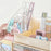 Creative Trapezoid Storage Rack and 2-Tier Storage Box Set Desktop Organizer Box Pen Holder Container for Office Study - Beige - 6