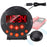 TS-BC610 LED Vibrating Flashing Light Loud Alarm Clock Phone Call Reminder for Hearing Impaired - Black - 1