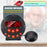 TS-BC610 LED Vibrating Flashing Light Loud Alarm Clock Phone Call Reminder for Hearing Impaired - Black - 2