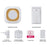 TS-BC620 LED Digital Vibrating Alarm Clock with Doorbell Reminder Deafness Hearing Impairment Alarm - Black - 7