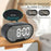 TS-R900 5.5 Inch LED Mirror Clock Dual USB Charging Stepless Brightness Digital Alarm Clock for Bedroom - Black - 4