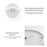 Creative Wall Clock Silent Movement Non-Drilling Installation Modern Minimalist Clock for Living Room (No Seamless Nail) - Black - 4