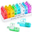 A-481 Monthly Pill Box Plastic Portable Medicine Organizer Case Travel Dispenser (FDA/FMC Certified, BPA Free) - 64-Compartments - 1