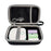 For Memoking T02  /  Phomemo M02  /  M02S  /  M02 Pro  /  Q30S  /  Nelko PM230  /  Anycash  /  Ponek Mini Pocket Printer Hard Case EVA Storage Bag - Black  /  Grey - 2
