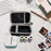 For Memoking T02  /  Phomemo M02  /  M02S  /  M02 Pro  /  Q30S  /  Nelko PM230  /  Anycash  /  Ponek Mini Pocket Printer Hard Case EVA Storage Bag - Black  /  Grey - 5