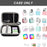 For Memoking T02  /  Phomemo M02  /  M02S  /  M02 Pro  /  Q30S  /  Nelko PM230  /  Anycash  /  Ponek Mini Pocket Printer Hard Case EVA Storage Bag - Black  /  Grey - 6