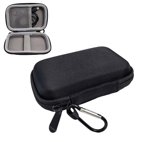 Portable Hard Drive Case for SanDisk Extreme  /  Extreme Pro Portable SSD 500GB 1TB 2TB Travel Storage Bag - Black EVA Shockproof Protective Cover with Mesh Pocket - 1
