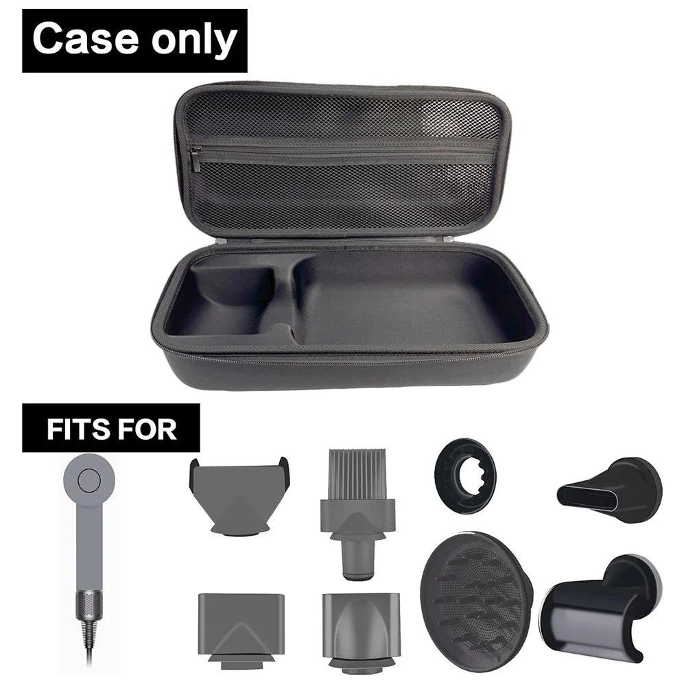 Hair Dryer Hard Case for Xiaomi  /  Laifen  /  Dyson Supersonic DH01  /  DH03 EVA Shockproof Storage Bag - Black - 6