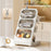 Large Size 3-Tier Folding Storage Organizer Rack with Rabbit Clip Large Opening Tea Bag Coffee Capsule Desktop Holder - 7