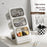 Small Size 3-Tier Folding Storage Organizer Rack Large Opening Tea Bag Coffee Capsule Desktop Holder - 2