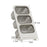 Small Size 3-Tier Folding Storage Organizer Rack Large Opening Tea Bag Coffee Capsule Desktop Holder - 6