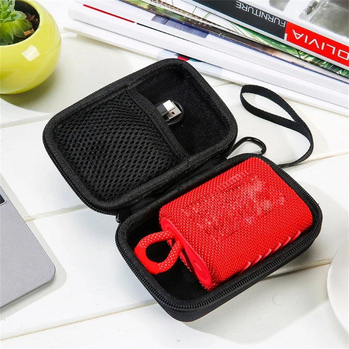 EVA Hard Case for JBL Go 5  /  Go 4  /  Go 3 Portable Bluetooth-compatible Speaker Storage Bag Carrying Pouch - Black - 5