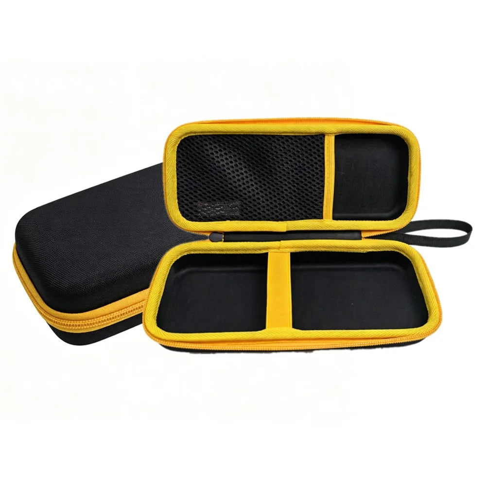 Hard Case for Fluke 323  /  324  /  325  /  302  /  303  /  305 Multimeter Portable Outdoor EVA Protective Carrying Storage Box - Black  /  Yellow - 5
