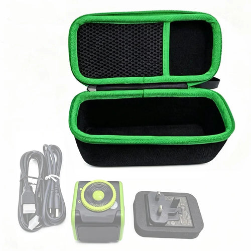 Hard Shell Case for LeapFrog LeapMove Kids Learning Projector EVA Travel Storage Bag Portable Carrying Case - Black  /  Green - 1