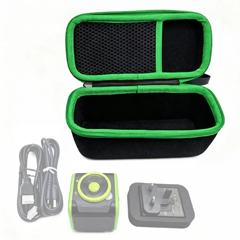 Hard Shell Case for LeapFrog LeapMove Kids Learning Projector EVA Travel Storage Bag Portable Carrying Case - Black  /  Green - 1