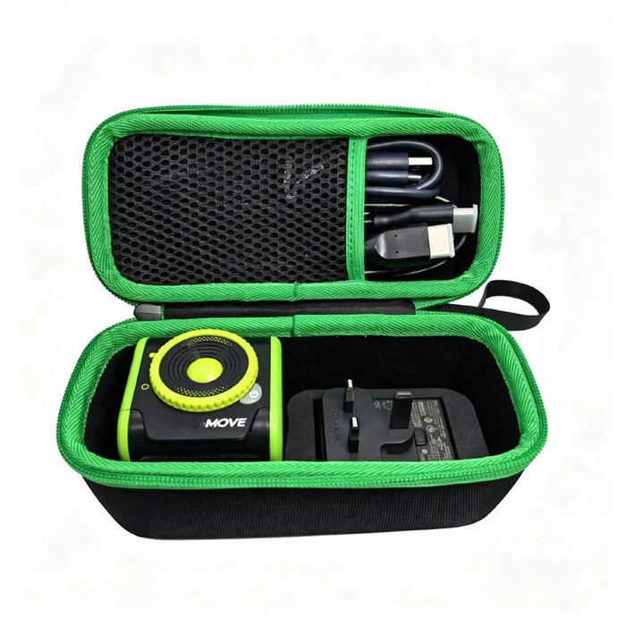 Hard Shell Case for LeapFrog LeapMove Kids Learning Projector EVA Travel Storage Bag Portable Carrying Case - Black  /  Green - 5