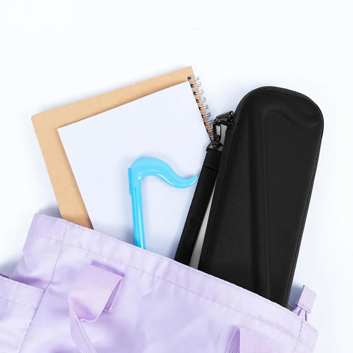 Hard Case for Otamatone Electronic Musical Instrument PU EVA Portable Travel Storage Box - Black - 3