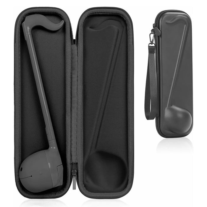 Hard Case for Otamatone Electronic Musical Instrument PU EVA Portable Travel Storage Box - Black - 6