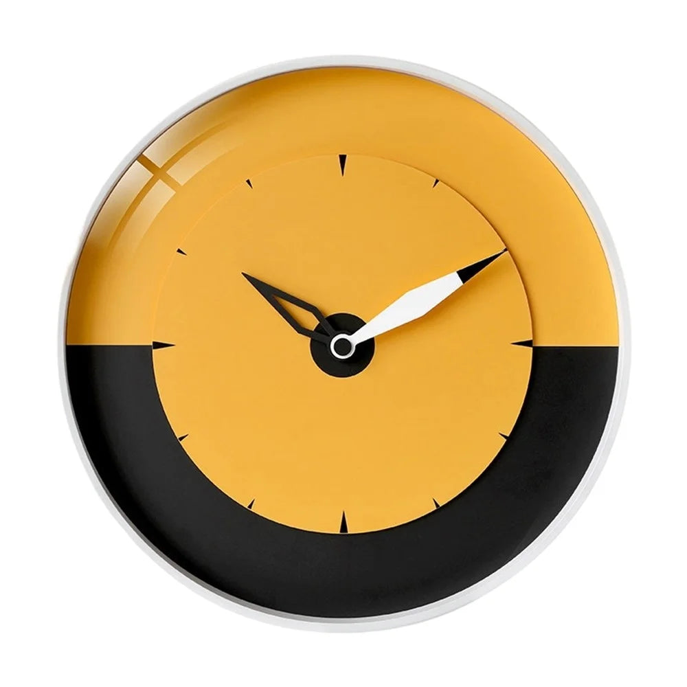 Modern Minimalist Wall Clock 3D Layered Acrylic Silent Movement Art Home Decor Decorative Clock - Yellow - 1