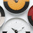 Modern Minimalist Wall Clock 3D Layered Acrylic Silent Movement Art Home Decor Decorative Clock - Yellow - 4