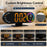 RGB Mirror LED Digital Alarm Clock Large Display Multi-Color Ambient Light Temperature Desk Clock for Bedroom Office - White Light - 3