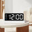 GH9020 LED Digital Clock 20cm Large Screen Multifunctional Alarm Clock with Night Light - White Case White Light - 2