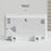 GH9007 LED Digital Clock Temperature Humidity Display Large Screen Wall Mount Desktop Alarm Clock - Black Shell Blue Light - 3