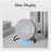 LED Digital Desk Clock Metal Stand Ambient Light Countdown Timer Temperature Bedside Alarm Clock - 2815 Round Shape  /  Yellow - 3