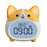 Corgi Dog Alarm Clock LED Display Night Light 1200mAh Rechargeable Silent Clock for Students - Yellow - 1