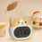 Corgi Dog Alarm Clock LED Display Night Light 1200mAh Rechargeable Silent Clock for Students - Yellow - 6