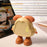Cute Dog Alarm Clock Night Light Digital Display Rechargeable Desk Clock for Student Dorm - White Pink - 3
