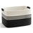 53 x 38 x 29cm Extra-Large Cotton Rope Woven Storage Basket Organizer for Laundry Toys Bedroom - Black - 1