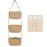 3-Tier Cotton Rope Woven Storage Basket Detachable Wall-Mounted Organizer for Kitchen Bathroom - Coffee - 1