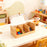 3-Compartment Bamboo Coffee Tea Bag Storage Box Flip Lid Organizer for Kitchen Desk - 7