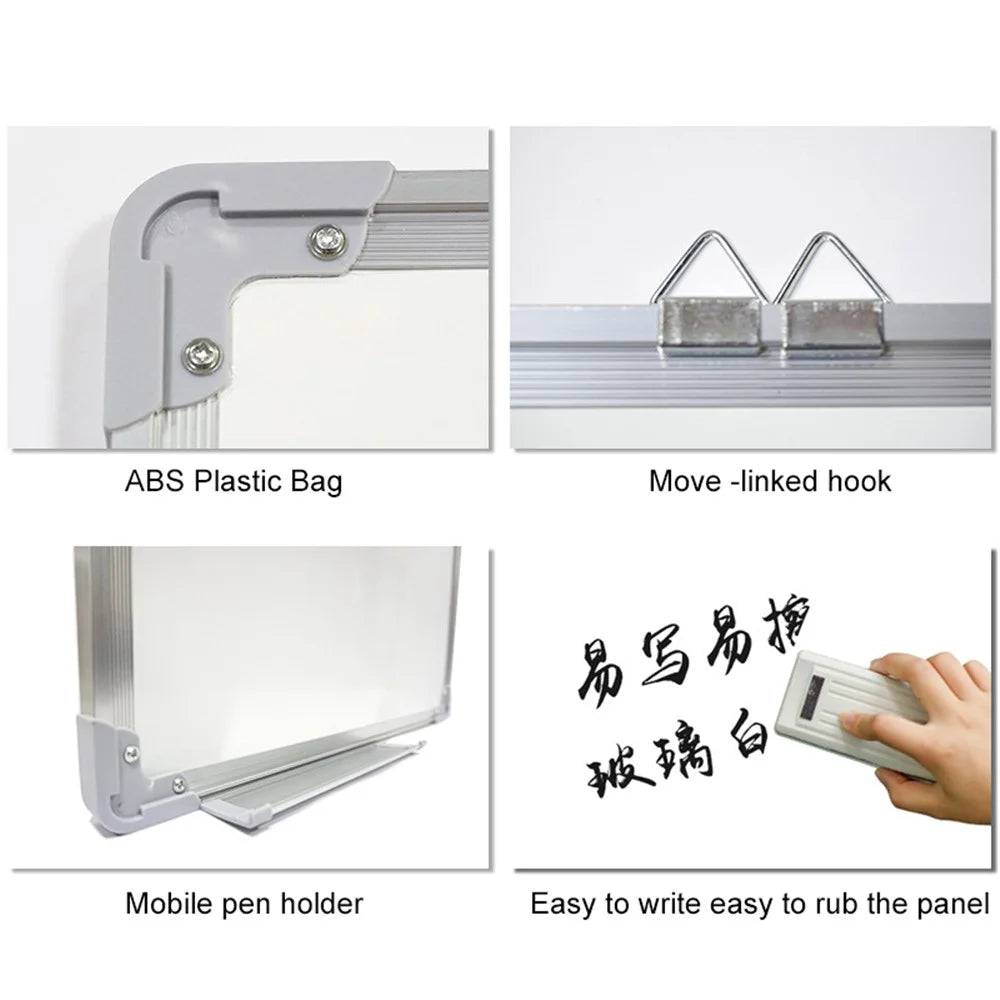 Magnetic Whiteboard Double Sided Small Dry Erase Board, Size: 35 x 50cm - 5