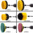 12Pcs HX806-1 Electric Washing Brush Electric Drill Set Power Scrubber for Car Bathroom Kitchen Cleaning Tools - 3