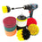18Pcs 1908 Electric Washing Brush Electric Drill Attachment Set Power Scrubber for Car Bathroom Kitchen - 1