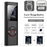 40m Multifunctional LCD Digital Laser Meter Mini Smart Rangefinder Portable Distance Measuring Tool Support USB Charging - Black - 2