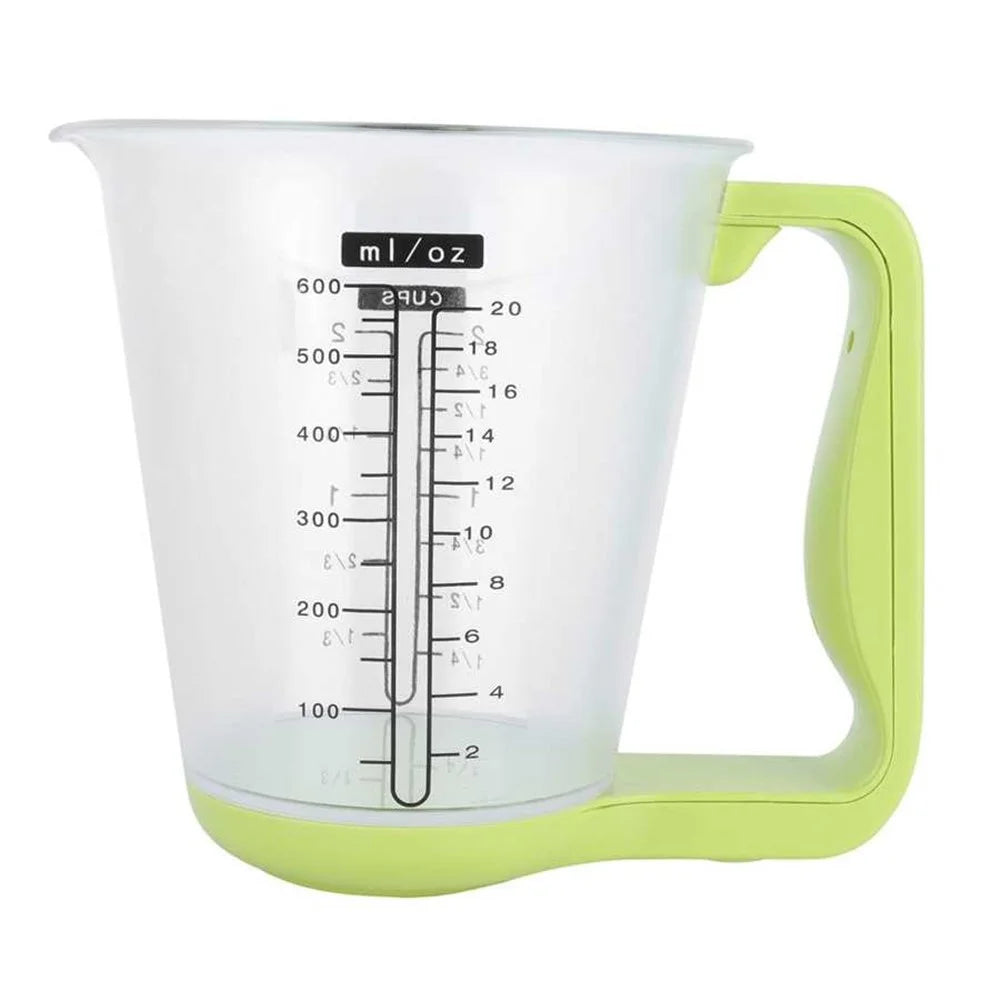 TY-C01 Electronic 1000g Measuring Cup 0.1g Accuracy Detachable Kitchen Measuring Cup with Scale (BPA Free, No FDA Certificate) - Light Green - 3