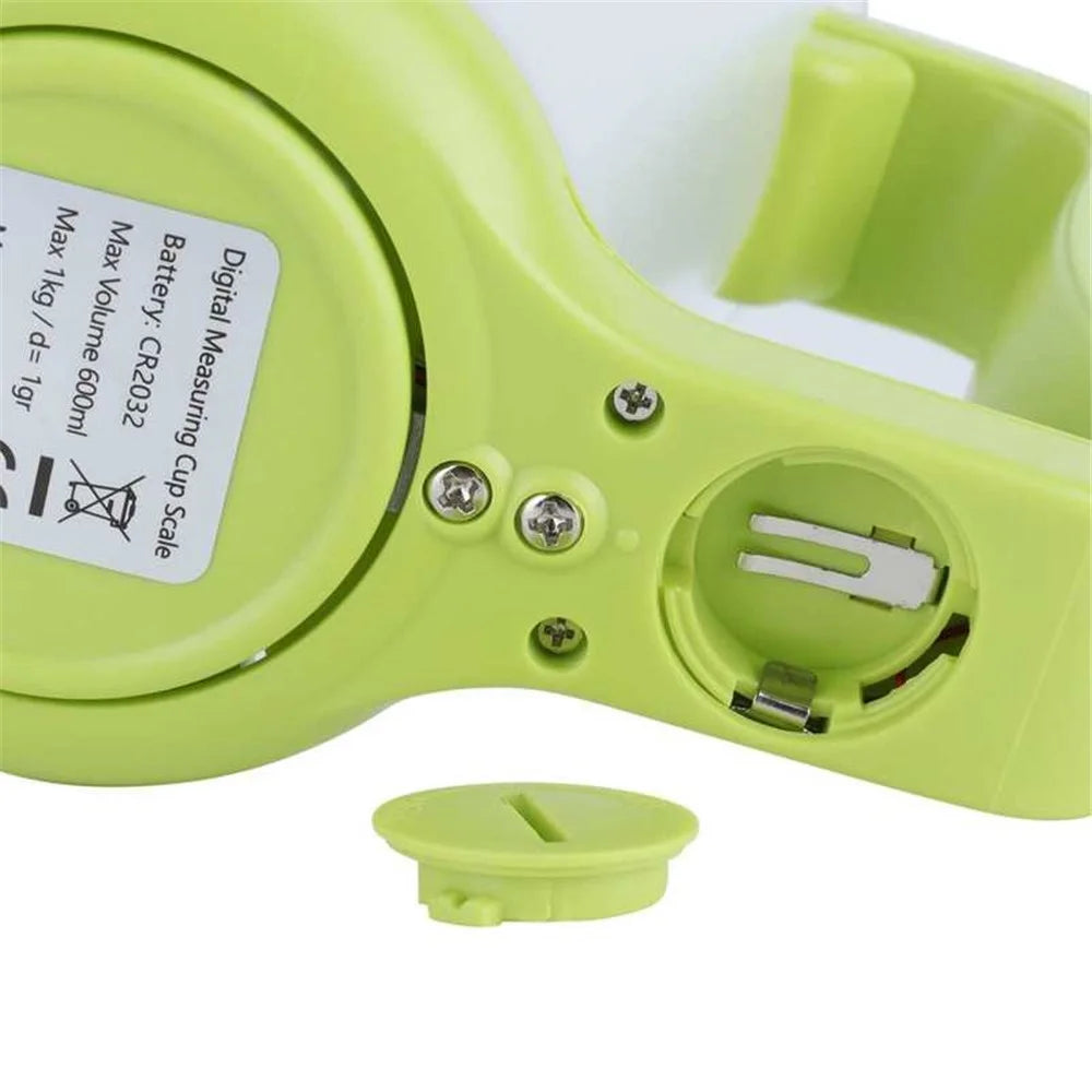 TY-C01 Electronic 1000g Measuring Cup 0.1g Accuracy Detachable Kitchen Measuring Cup with Scale (BPA Free, No FDA Certificate) - Light Green - 7