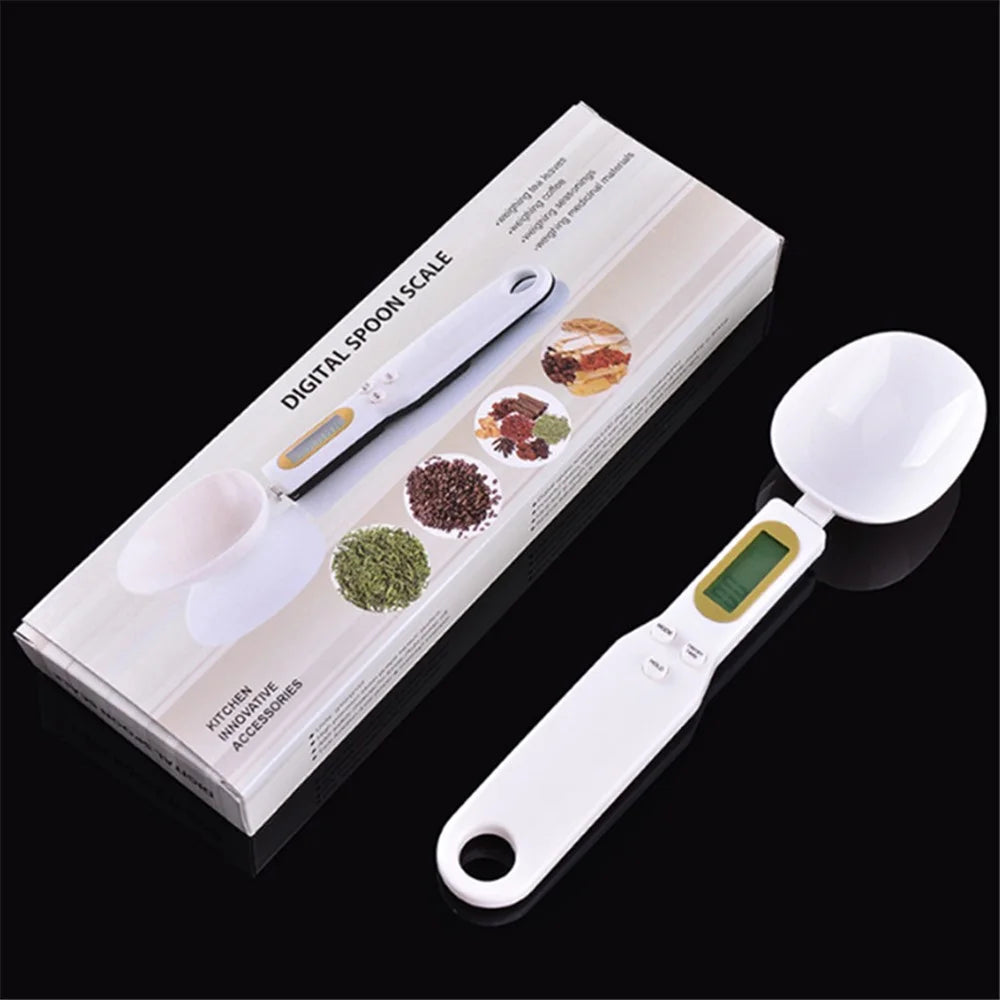 NS-S3 Portable Kitchen Measuring Spoon Food Scale Multi-Function Electronic Digital Spoon Scale with LCD Display (No Battery, Without FDA, BPA-free) - Black - 7